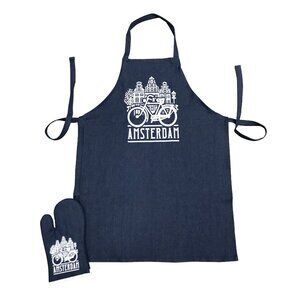 Dutch Heritage set of Apron and Oven mitten